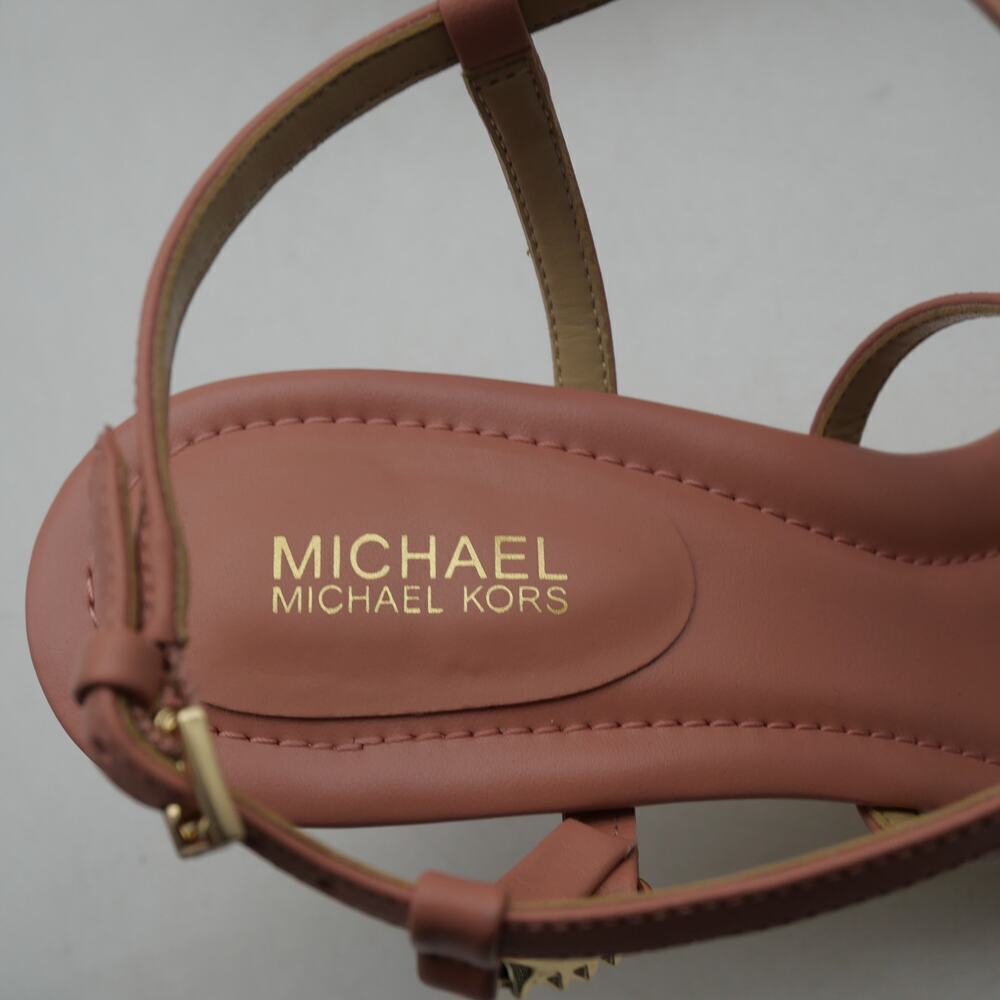NEW Michael Kors Veronica Heeled Sandals Sunset Rose Women's 7.5 - Picture 6 of 10